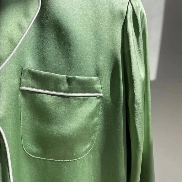 Olivia von Halle 100% silk pajamas set - Picture 7 of 15